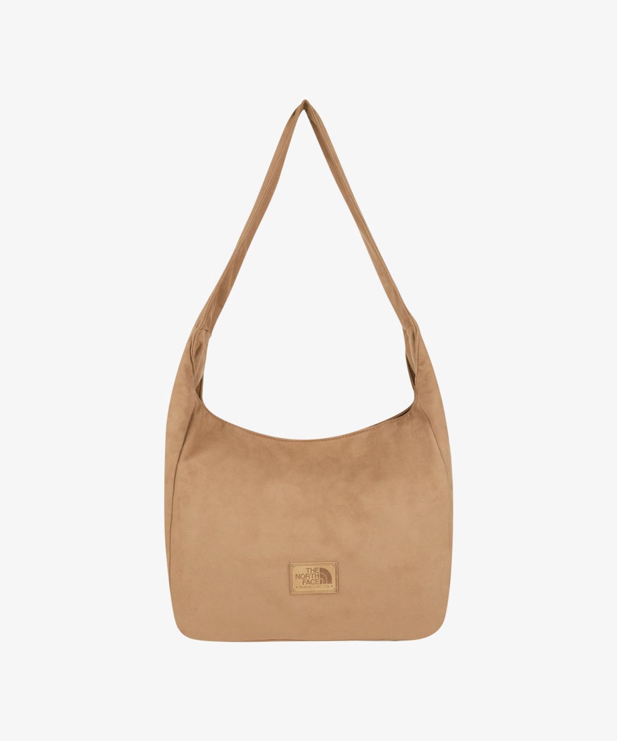 노스페이스(THE NORTH FACE) NN2PR60N 빅 로고 숄더 백_스웨이드 CAMEL