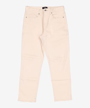 테이퍼드 크롭 데님 팬츠 [크림] 31