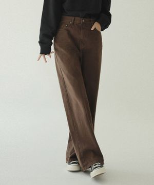 539 피그먼트 와이드 팬츠(기모ver)