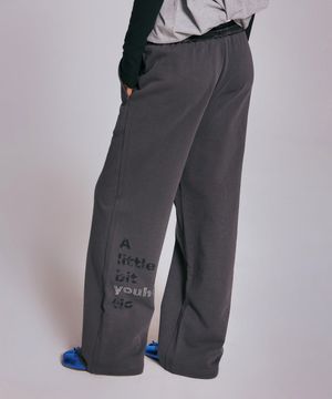 YOUHEETIC HOTFIX SWEATPANTS_CHARCOAL