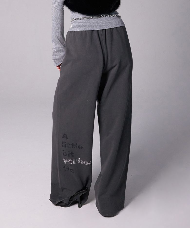 YOUHEETIC HOTFIX SWEATPANTS_CHARCOAL