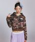 CAMO CROP HOOD ZIP-UP_PINK