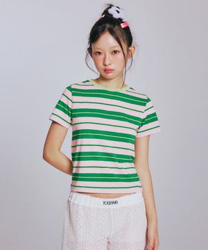 CANDY STRIPE T-SHIRTS_PINK