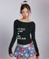 [송이송이 PICK] TYPOGRAPHY LONG SLEEVE_BLACK