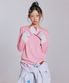 COLOR BLOCKED LONG SLEEVE KNIT_PINK