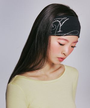 HOTFIX DETAILED HEAD BAND_BLACK