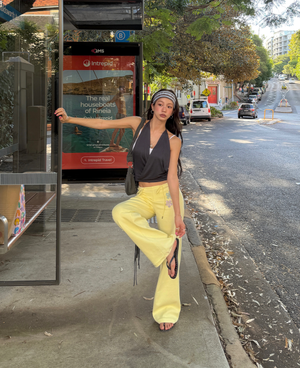 LAYERD HALTER SLEEVELESS DARK NAVY