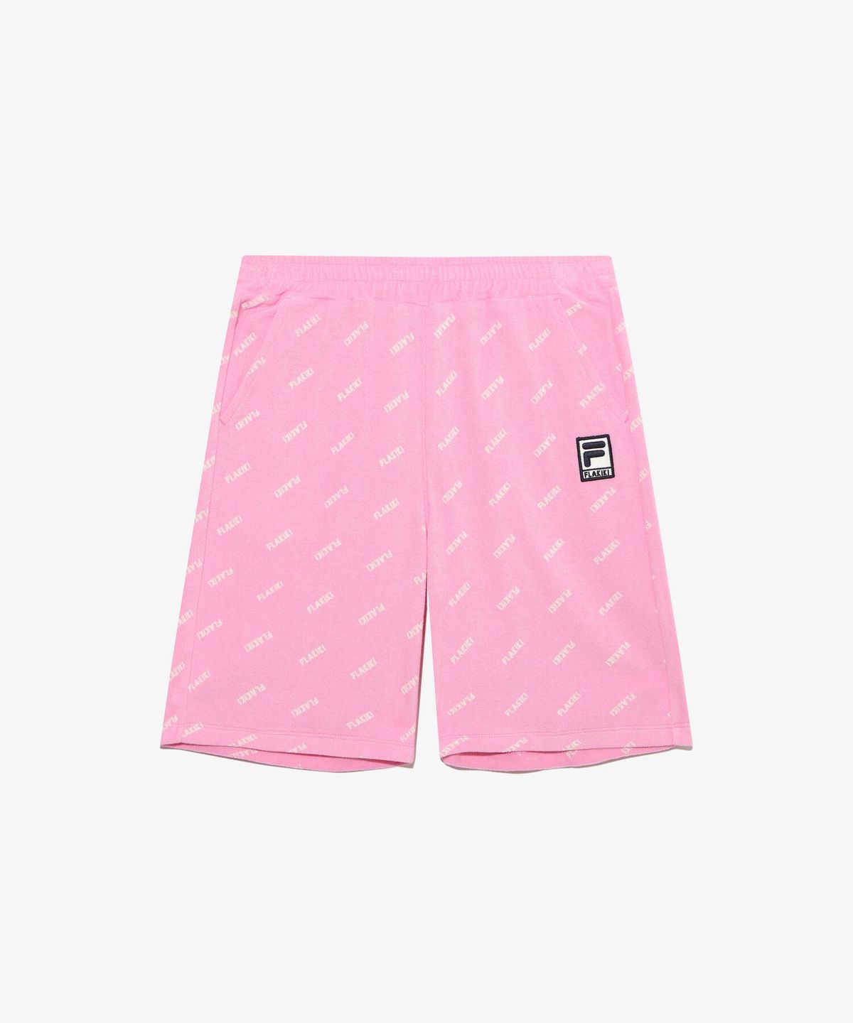 휠라 키즈(FILA KIDS) [휠라키즈X플라키키]테리 4부 쇼츠