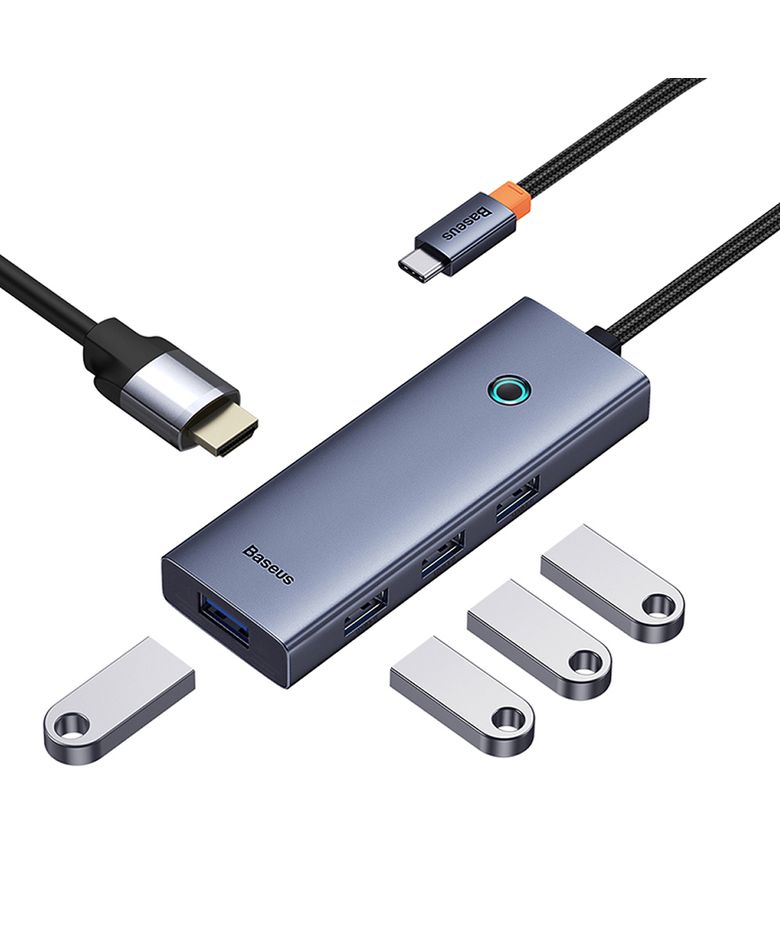 USB 허브 멀티 포트 스마트 미러링 울트라조이 5 in 1 4K 30Hz