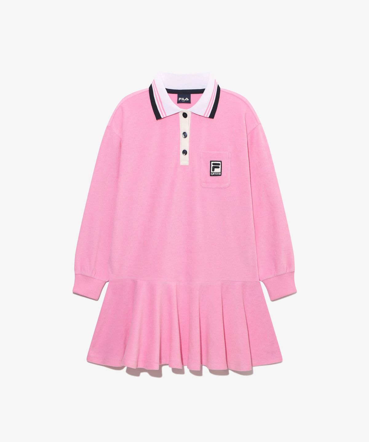 휠라 키즈(FILA KIDS) [휠라키즈X플라키키]카라 테리 원피스