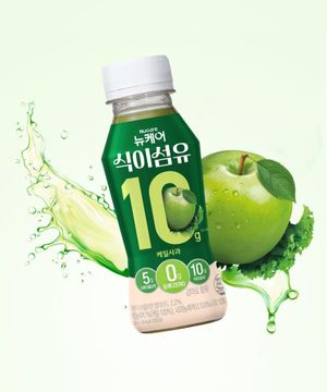 뉴케어 식이섬유 10g 제로슈거 콜라겐 음료 케일사과맛 240mlx6병