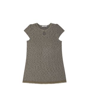 Weird Drop Top Dress Khaki Charcoal