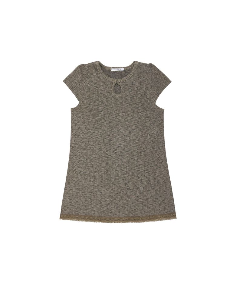 Weird Drop Top Dress Khaki Charcoal