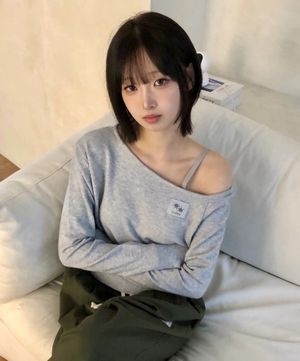 베온 원 숄더 니트 (2컬러)