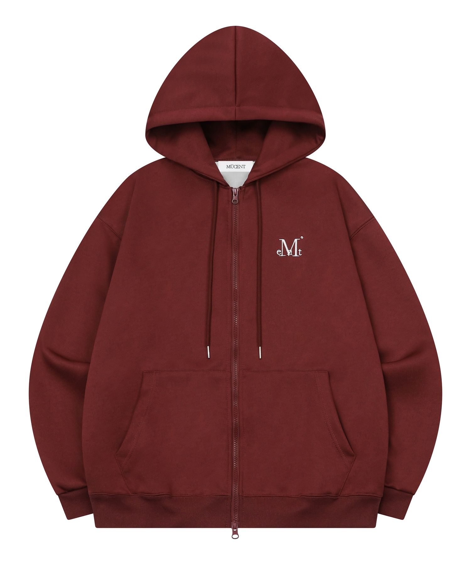 MUSINSA | MUCENT Signature Basic Logo Hoodie for Unisex