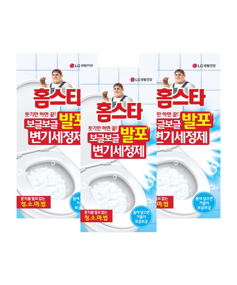 발포 변기 세정제 60g 3포 x 3개