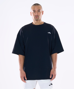 클라우드 오버핏 반팔 (블랙)