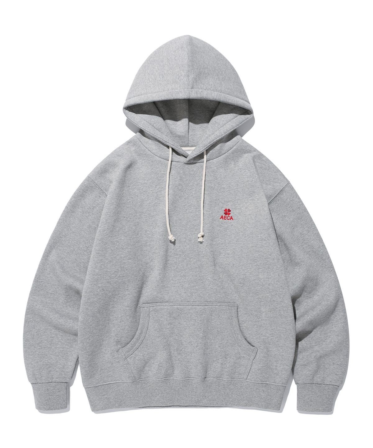 에이카화이트(AECA) EVERYDAY AECA CLOVER BRUSHED HOODIE-GREY