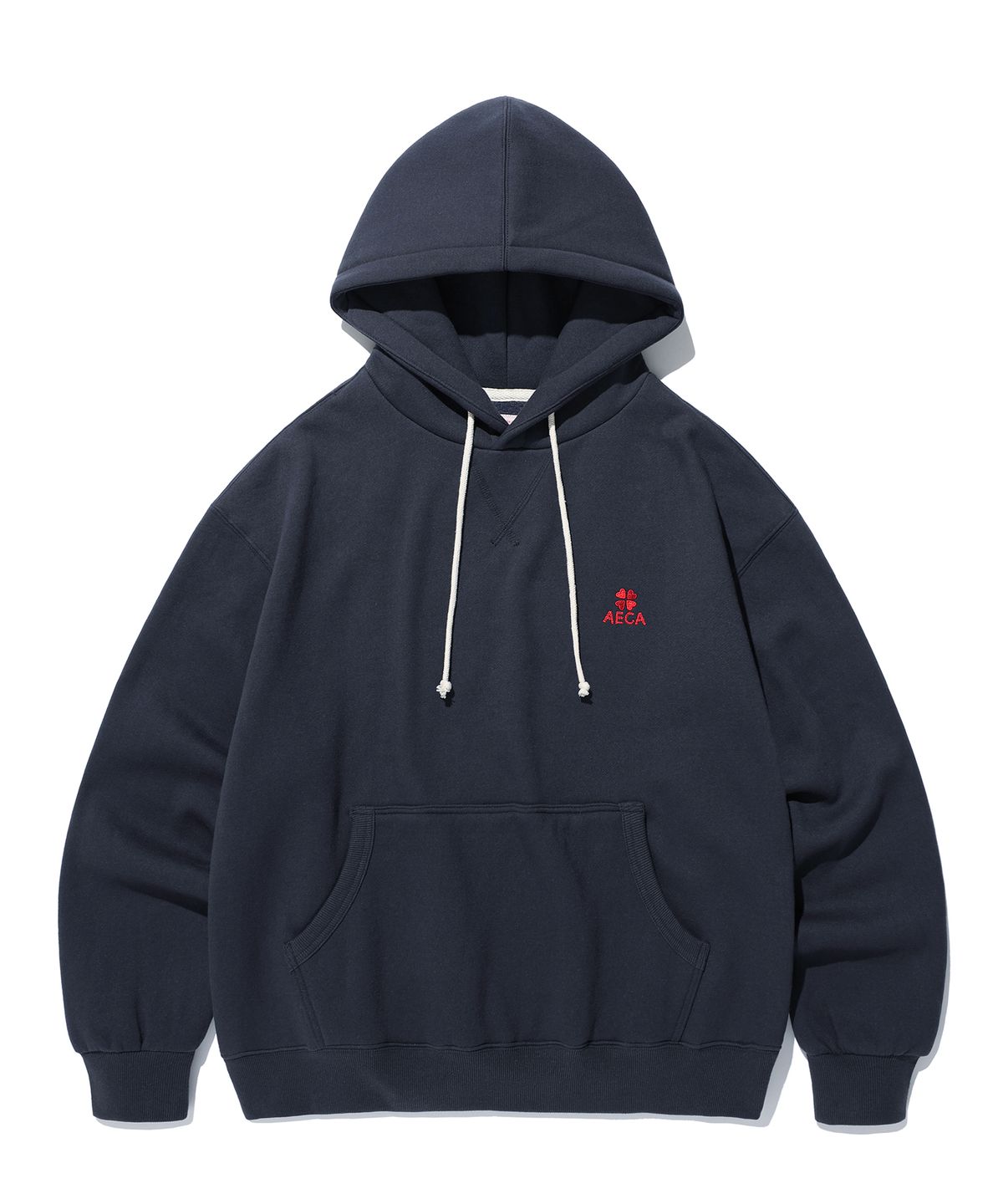 에이카화이트(AECA) EVERYDAY AECA CLOVER BRUSHED HOODIE-NAVY