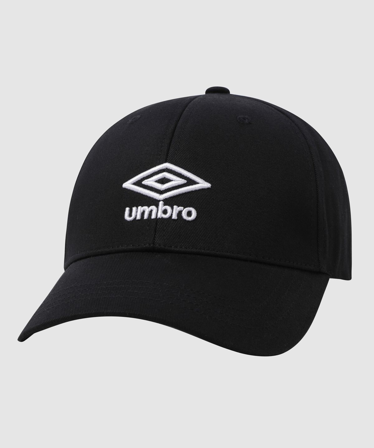 엄브로(UMBRO) 에센셜 하드 볼캡 블랙 UR123CCP23