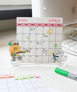 2026 벌룬프렌즈 락스타 아크릴 스탠드 캘린더