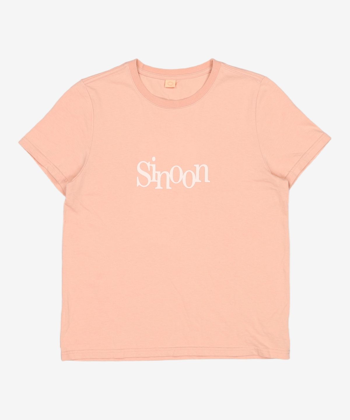 시눈(SINOON) Sinoon Signature Logo T-Shirts (Apricot) S