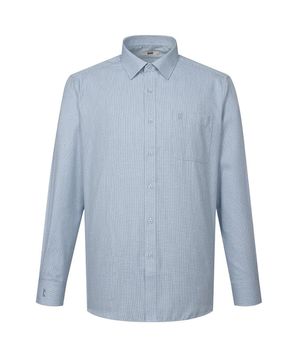 기모 코튼혼방 마이크로체크 드레스셔츠 그린