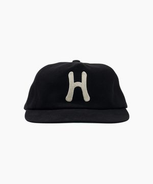 H Logo Chain EMB RX fit 5P Cap_Black