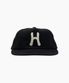 H Logo Chain EMB RX fit 5P Cap_Black