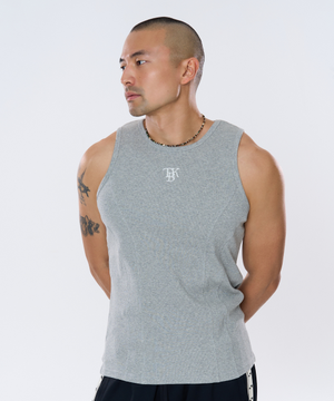 골지 절개 나시 (그레이)