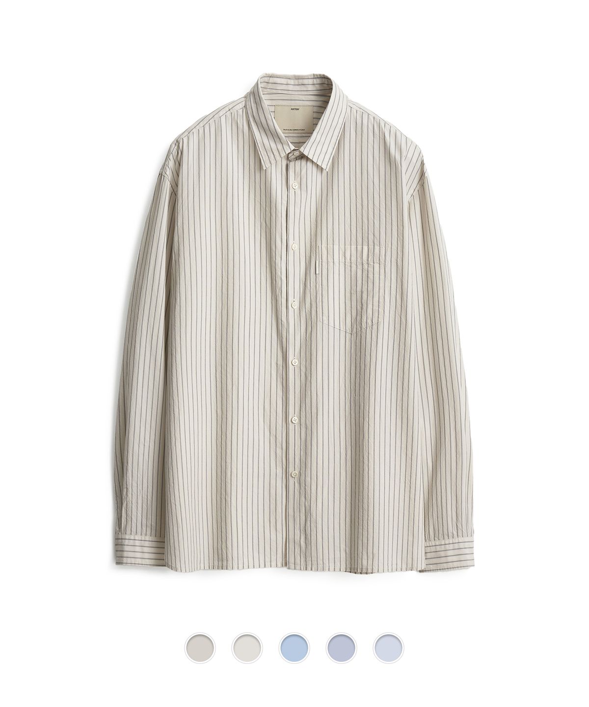 포터리(POTTERY) Comfort Shirt_Stripe - 5 Color