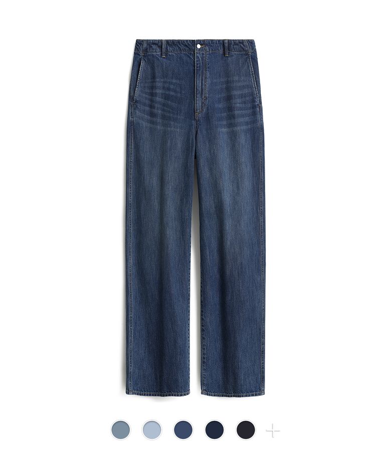 One Washed Wide Denim - 6 Color