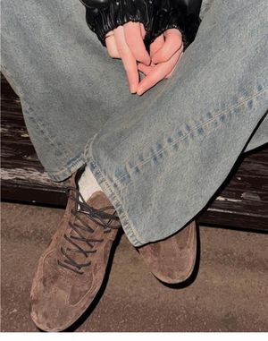 레더 레이서 스니커즈 HPMR6GA305