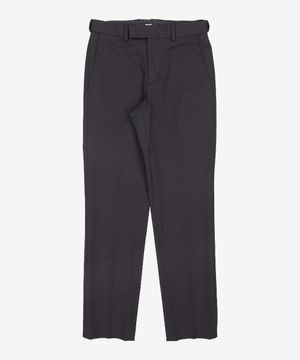 테이퍼드 히든 밴딩 크롭 슬랙스 [블랙] 26