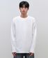 릴렉스드 OE 크루 넥 긴소매 티셔츠 [화이트]