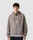 오버핏 파이핑 후드 아노락 브라운 UR121CWT11