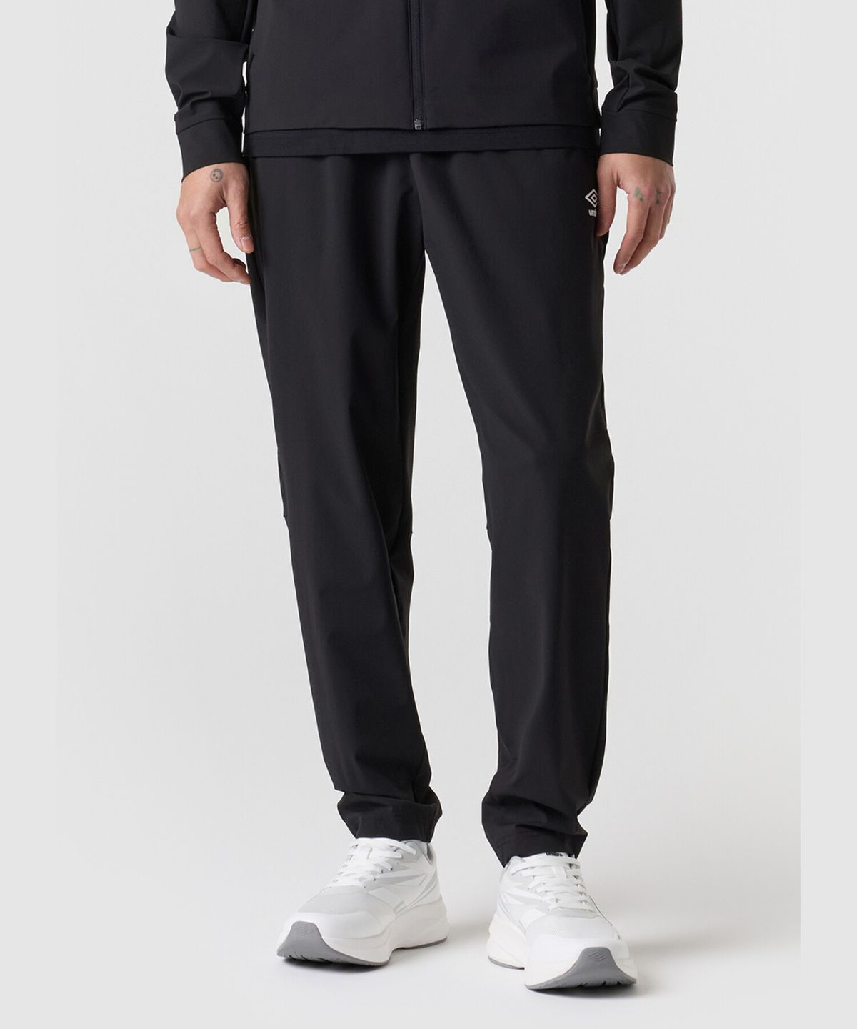 엄브로(UMBRO) [COOLING] 올라운드 쿨링 트리코트 인터벌 팬츠 블랙 UR121SFP22