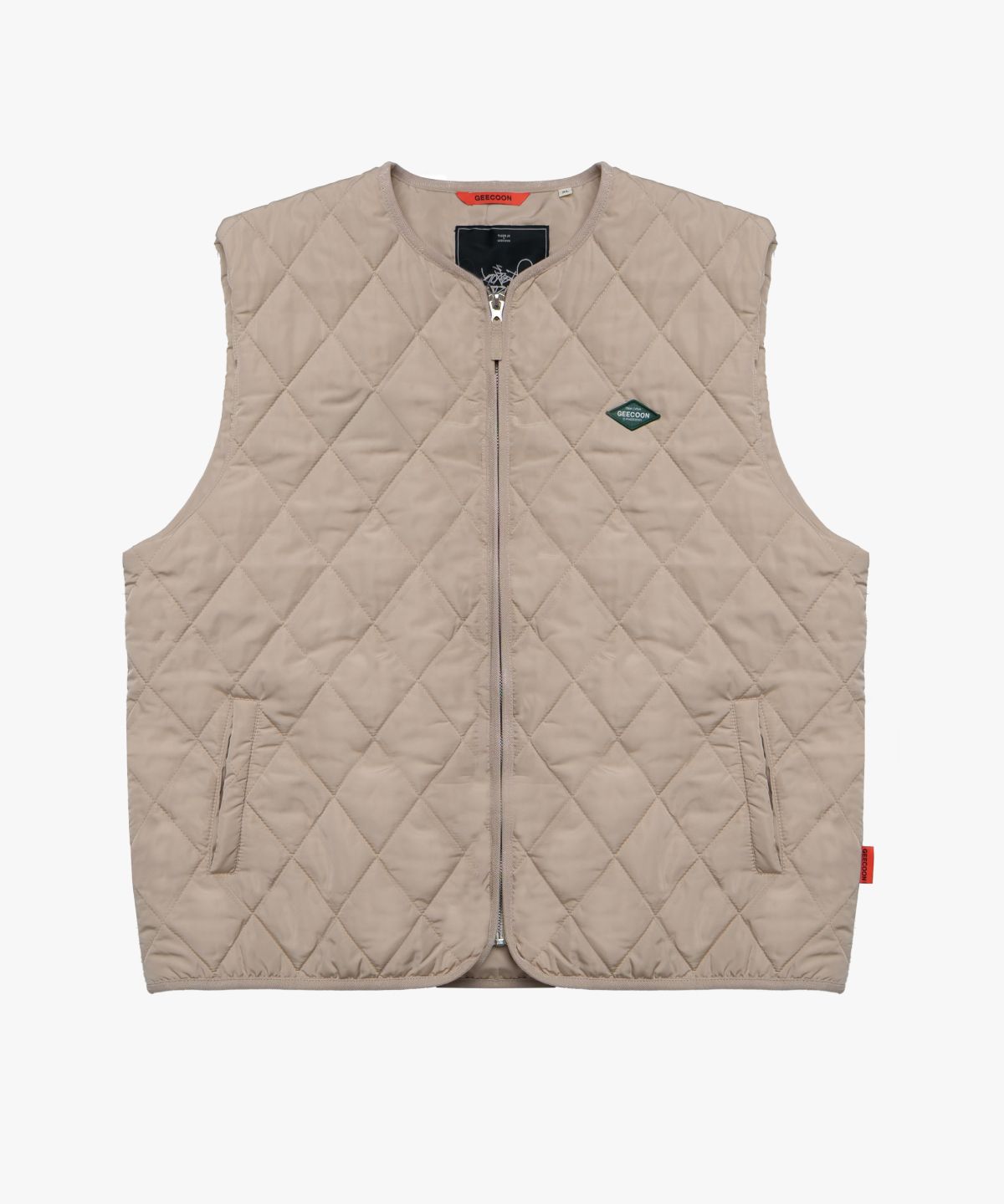 キルティングベスト ベージュ Cavalleria Toscana キルティングベスト