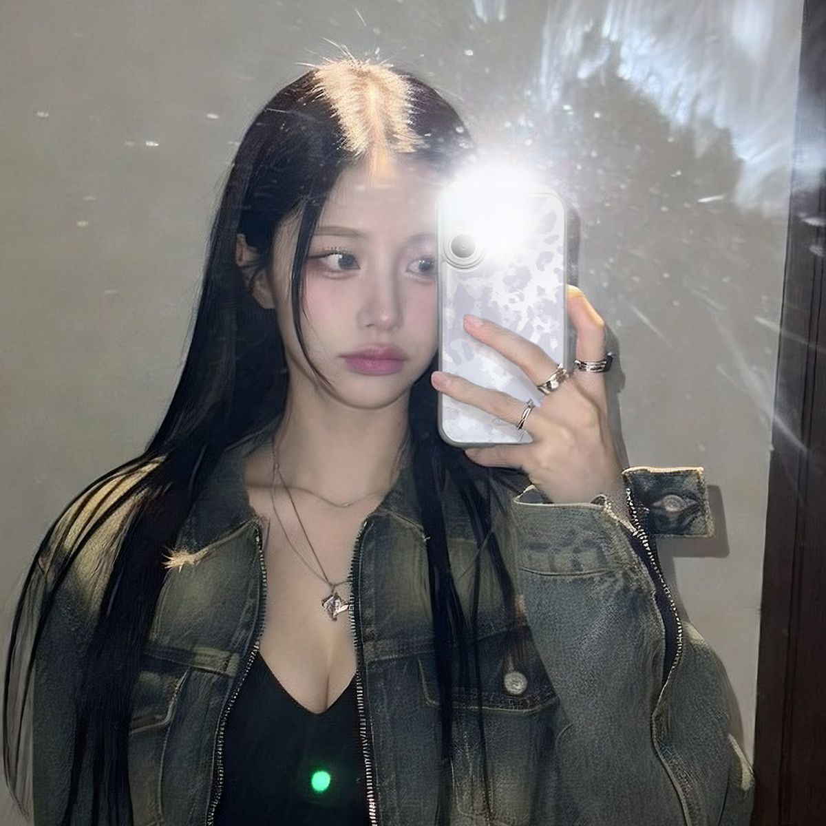 어라운드집(AROUND.ZIP) [2 color] 레오파드 실버/블랙 프레임 에폭시 범퍼 아이폰 갤럭시 맥세이프 전기종 디자인 케이스