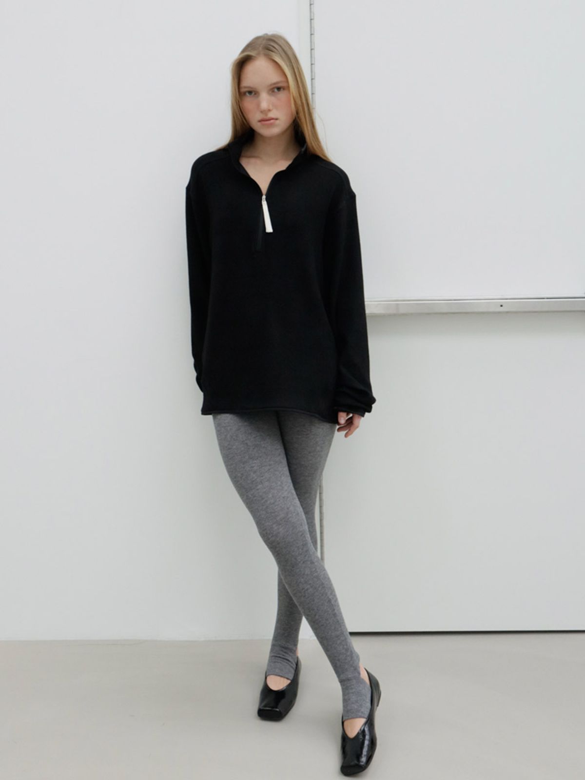 수수무(SUSUMU) RECYCLED JAKU TEE - black