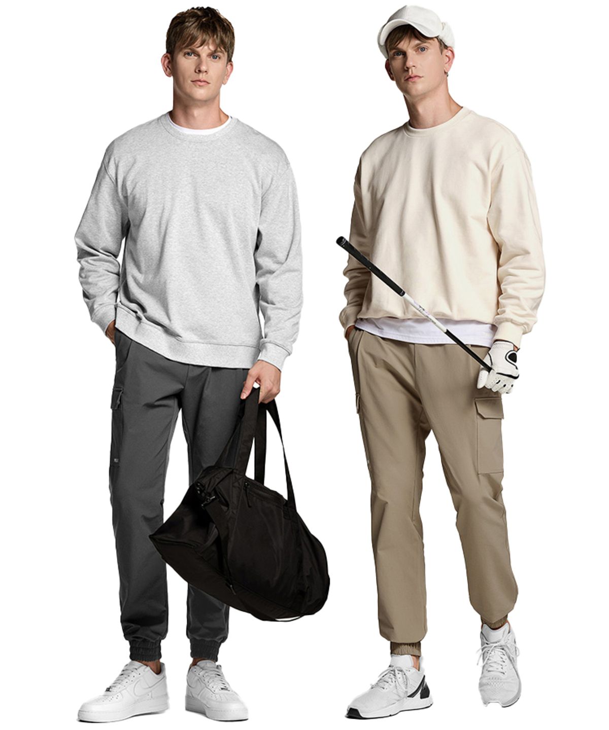 테슬라(TESLA) [2PACK]*기모 나일론 스트레치 카고 팬츠