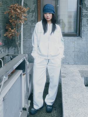 노웨어 스웻 팬츠 화이트