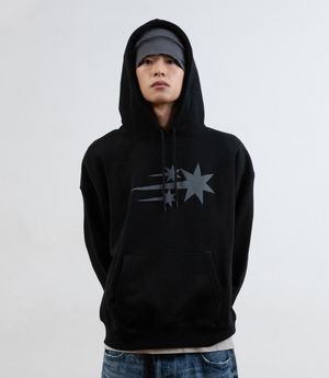 3STAR HOODIE_BLACK(NG2GSUM400A)