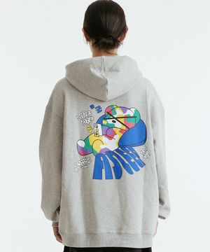 슬립 베어 후드 (그레이)