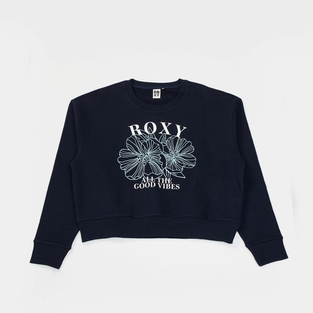 록시(ROXY) 온 플라워 크루넥 맨투맨 (RF11LT106NVY)