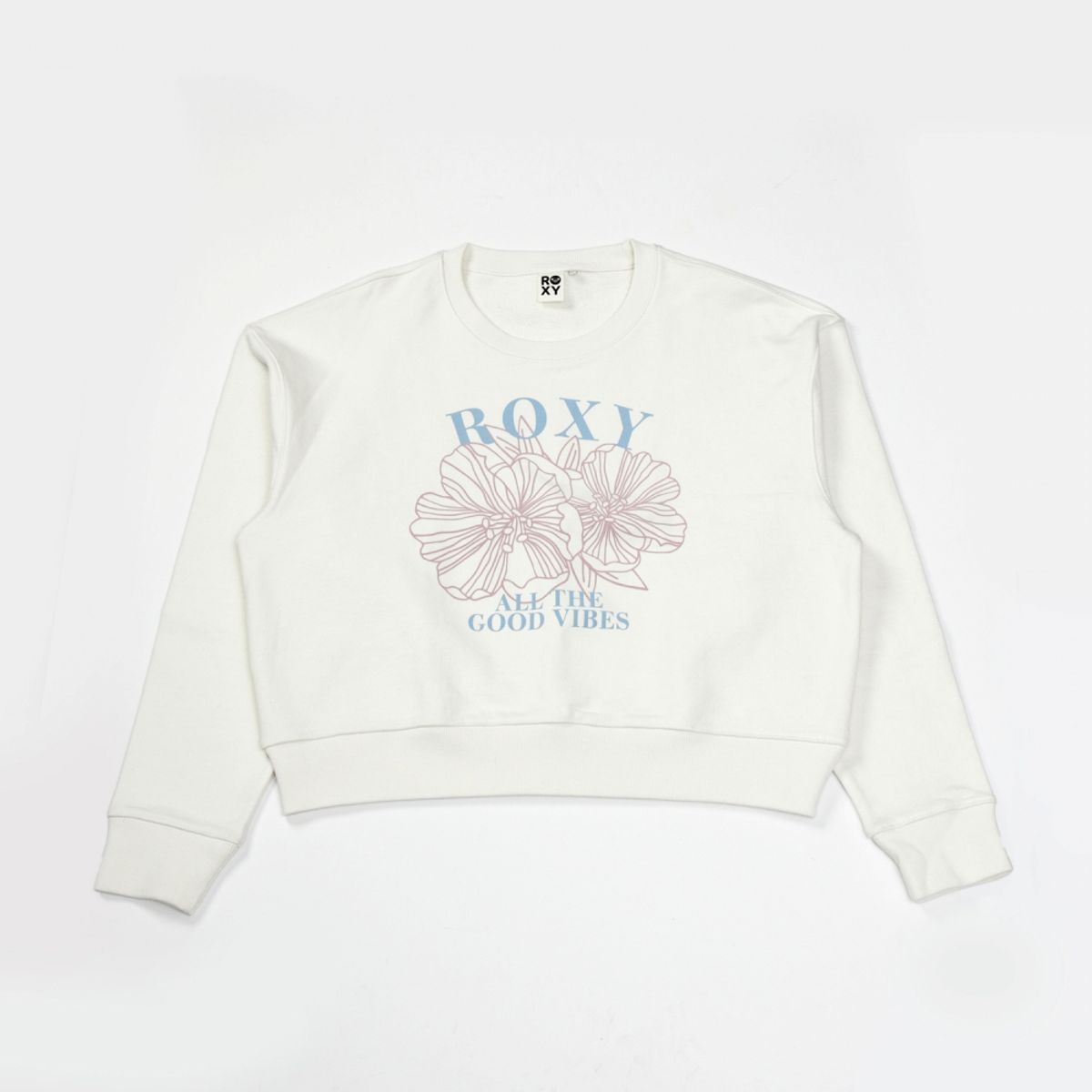 록시(ROXY) 온 플라워 크루넥 맨투맨 (RF11LT106EGR