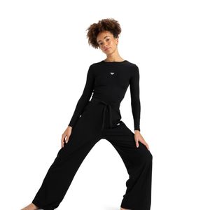 여성 RISE & VIBE RIB WIDE LEG 팬츠 (RE31LP063KVJ)