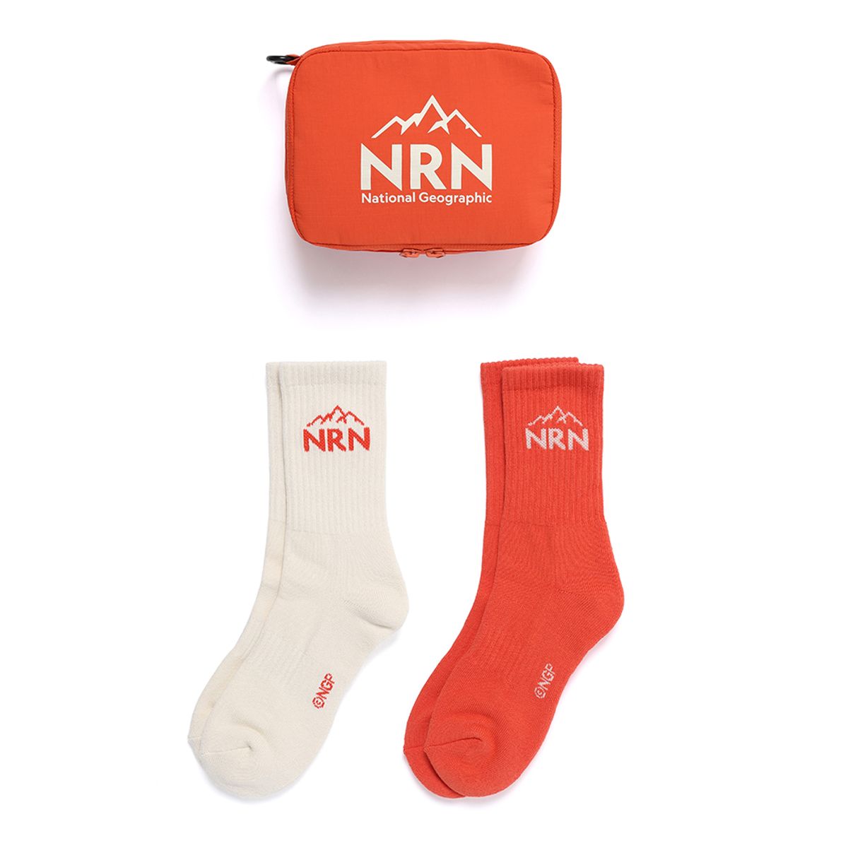 내셔널지오그래픽(NATIONALGEOGRAPHIC) N265ASO570 버트 삭스 (2PACK) ORANGE