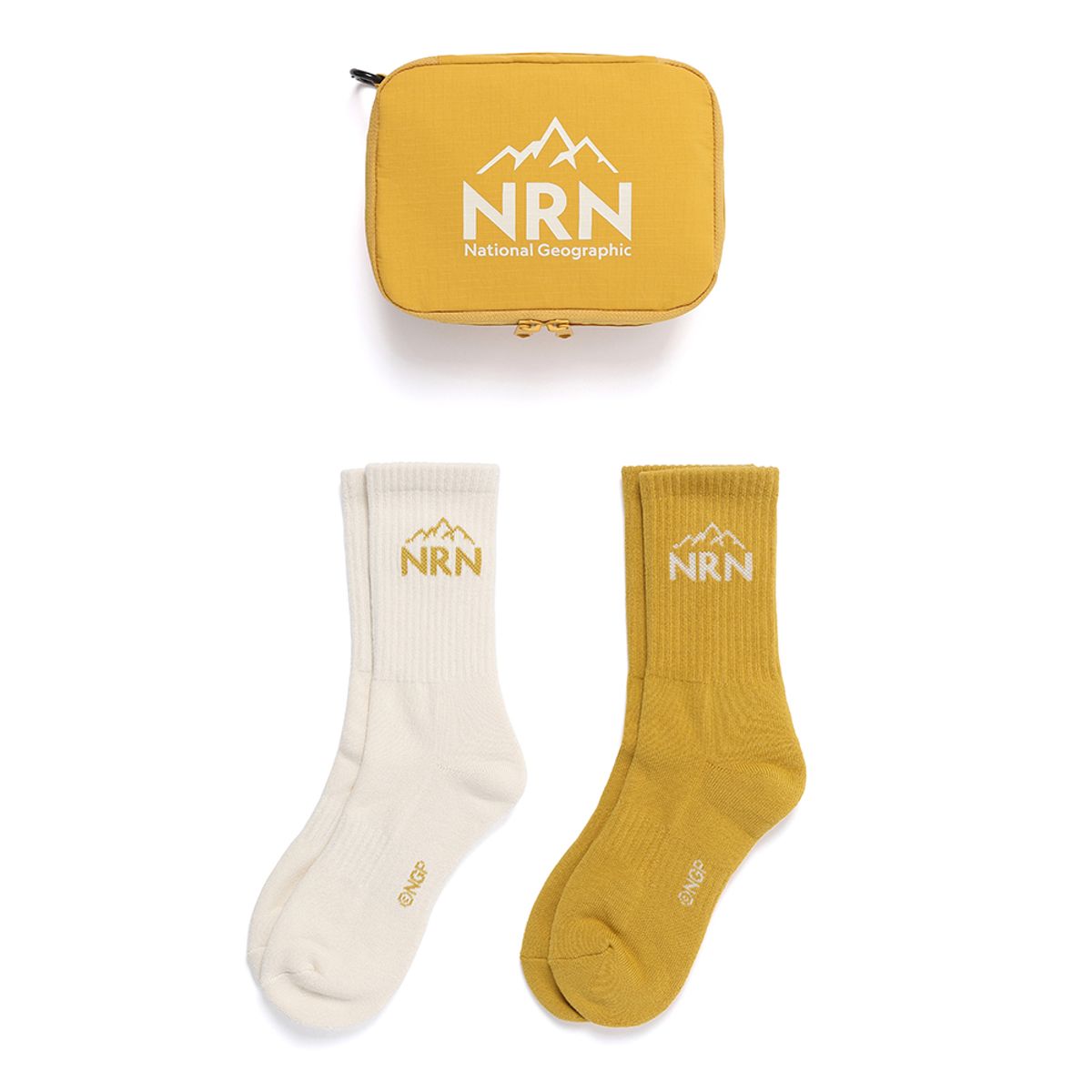 내셔널지오그래픽(NATIONALGEOGRAPHIC) N265ASO570 버트 삭스(2PACK) MUSTARD
