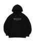 메종 라이크유 레터링 오버핏 후드티 (블랙)